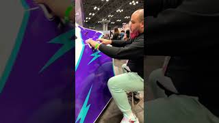 Live Itasha Anime Livery Car Wrap At AnimeNYC 2022 With Weebculture Camaro