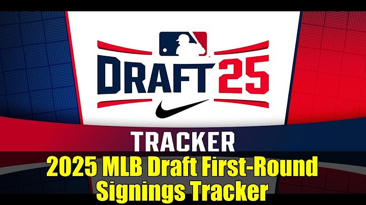2025 MLB Draft First-Round Signings Tracker