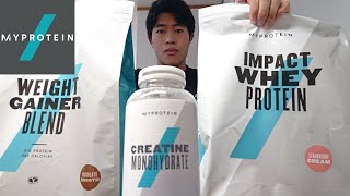 【虫混入？】MYPROTEIN ／ ウエイトゲイナー ・ ホエイプロテイン ・ クレアチン モノハイドレート