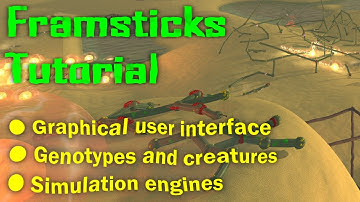 Framsticks tutorial #2: Graphical user interface. Simulation engines.