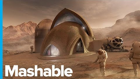 Take a Look Inside the 3D Printed Habitat That Could Be Home for Astronauts Living on Mars
