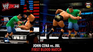 John Cena vs JBL | First Blood Match | WWE 2K14 Gameplay