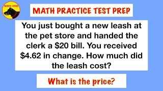 Math Practice Test Prep 1 Find The Price