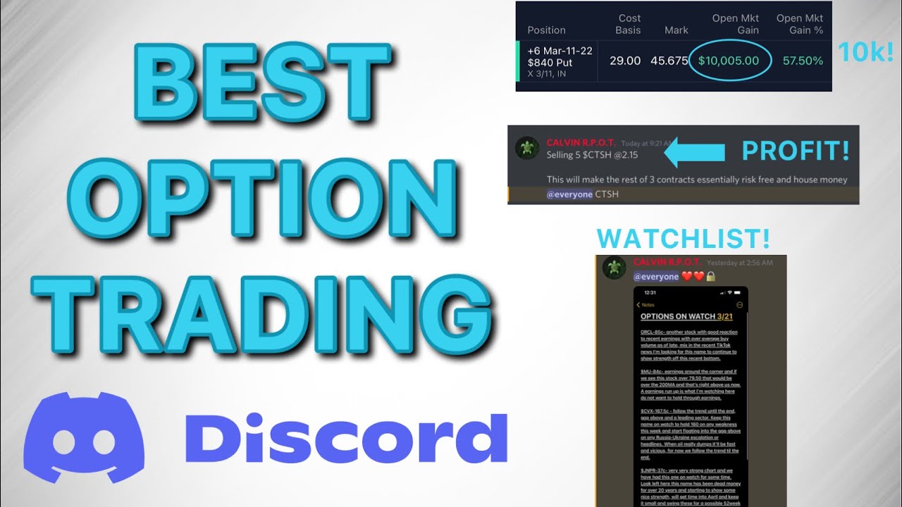 THE BEST OPTION TRADING DISCORD! *FREE* (Make Bank!) 💸🚀 YouTube