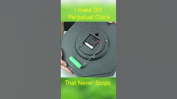 I make DIY Perpetual Clock that Never Stops ! #shorts