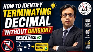 How to Identify a Terminating Decimal Without Division? | Easy Trick | Maths Shortcut | ilm Achiever