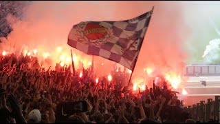 GERMAN SOCCER FANS BURN THE STADIUM!!