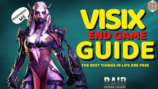 Visix the Unbowed Complete End Game Guide Best Builds Masteries Raid Shadow Legends