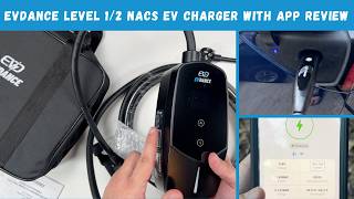 EVDANCE Level 1/2 NACS EV Charger with App Review screenshot 5