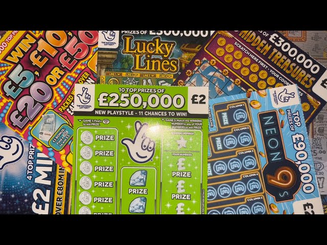 🟢 Green Neon £2 Scratchcards 🟢 #scratchcards #nationallottery