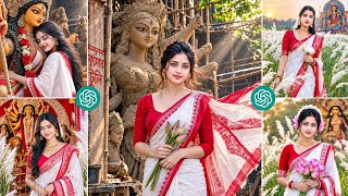 Durga Puja AI Photo Editing 2026 | Bengali Style Photo Editing | AI Photo Editing screenshot 4
