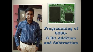 8086 Programming -8bit Addition or Subtraction