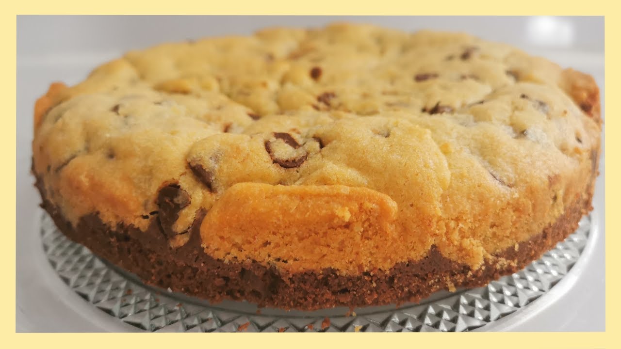Brookie Gateau Brownie Cookie Brookie Brownie Cookie Cake Youtube