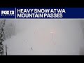 Heavy snowfall on WA mountains causes power outage at Stevens Pass | FOX 13 Seattle