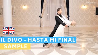 Sample Tutorial: Il Divo - Hasta mi Final | Wedding Dance Online | First Dance
