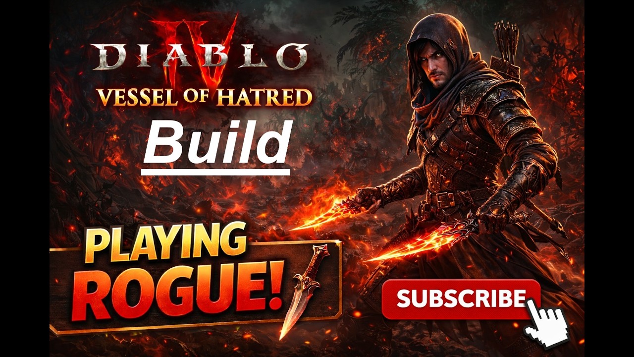 Let's Play Diablo 4: Vessel of Hatred - Rogue - Dance of Knives Build Guide - Spinning Murder!!!