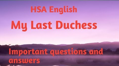 HSA English 