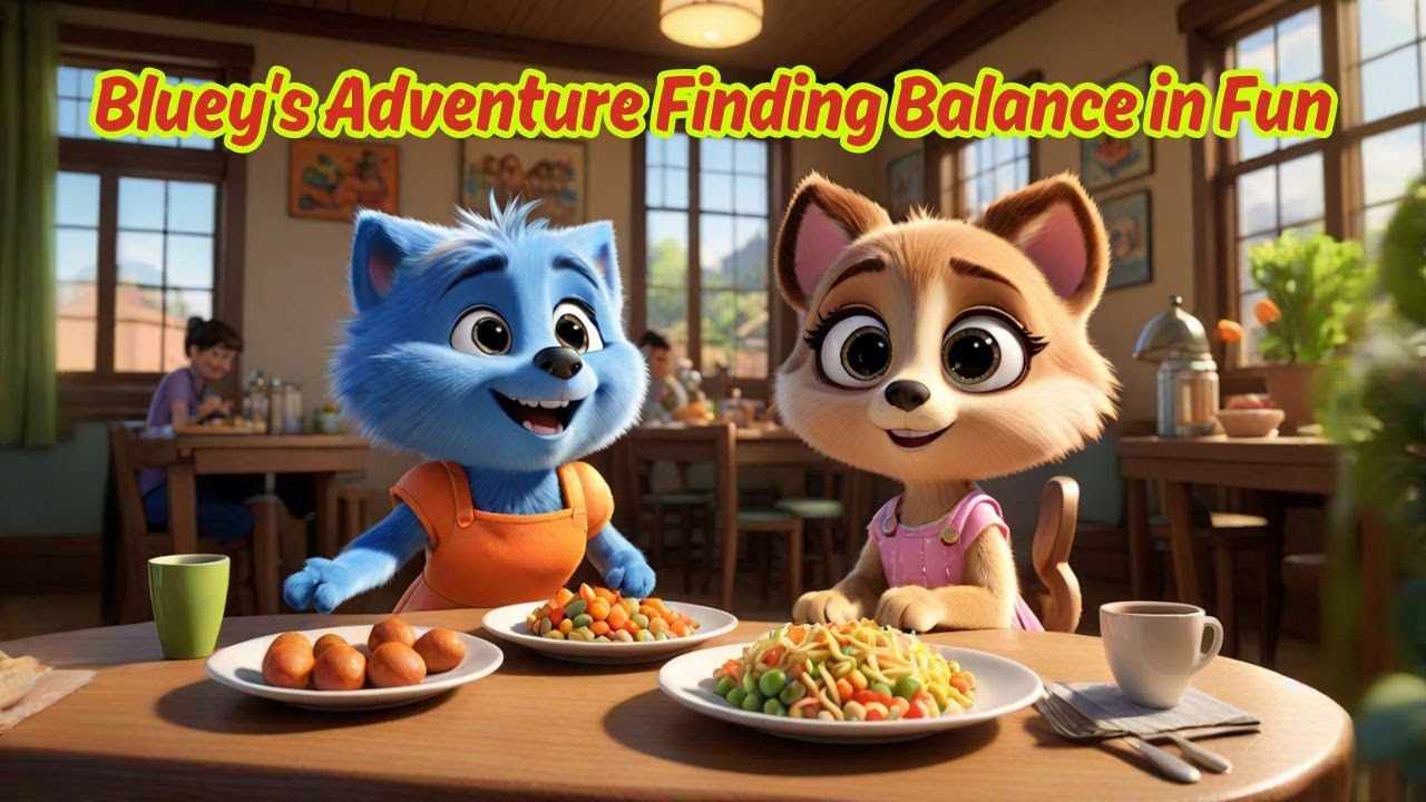 Bluey's Adventure Finding Balance in Fun | Adventure Stories for Kids ...