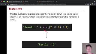 CSCI100: Lecture 4.5 - Expressions