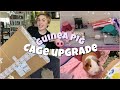 HUGE GUINEA PIG CAGE UPGRADE🤩🥳