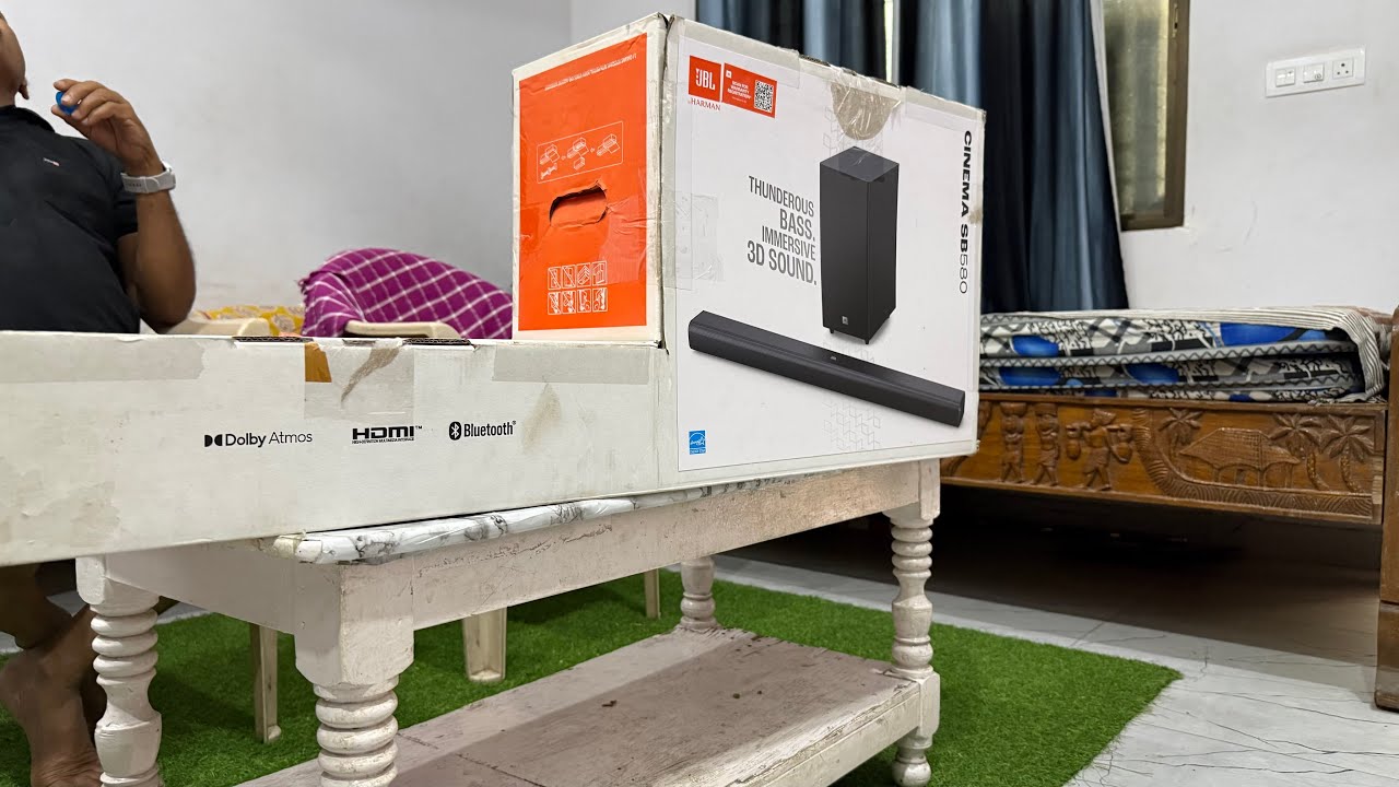 Ghar ke liya liya naya home theatre 🎭 