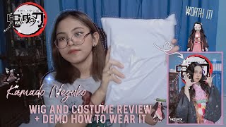 [ Cosplay ] Kamado Nezuko | Wig And Costume Review + How to wear it