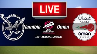 🛑Hindi🛑LIVE- NAMIBIA vs OMAN🛑T20 WORLD CUP🛑NAM vs OMAN🛑CRICKET 24 GAMEPLAY🛑LIVE MATCH STREAMING🏏🏆🏏