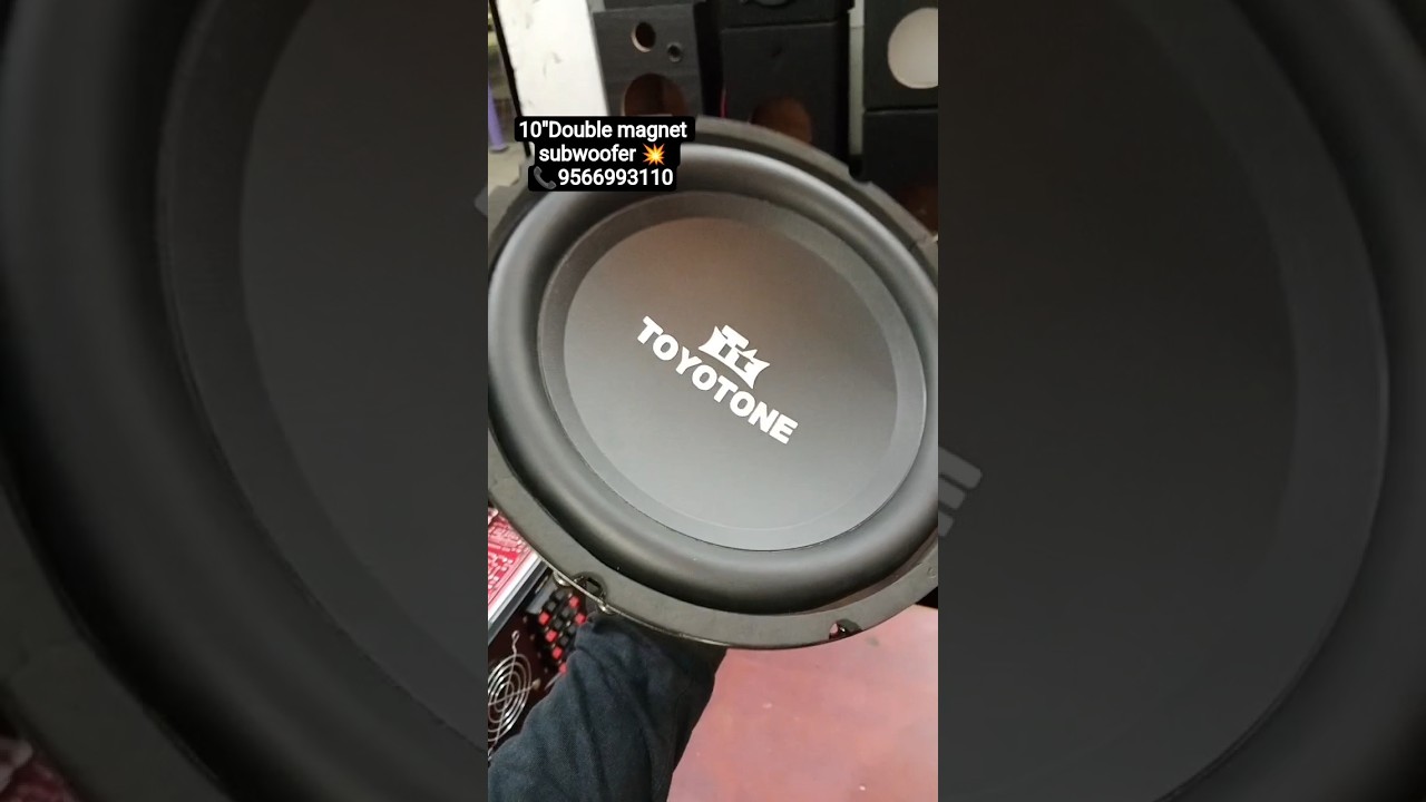10"Double magnet subwoofer🔊 2200W🎶 Powerful Heavy Bass💥 