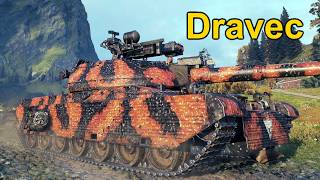 Dravec, 9 Frags 8.9K DMG in Fjords - World of Tanks