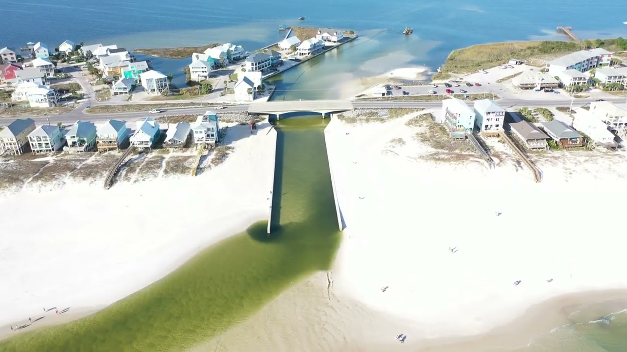 Little Lagoon Pass, Gulf Shores, Alabama: November 23, 2025 (Dredging started November 22, 2025)