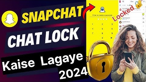 Snapchat Par Chat Lock Kaise Kare 2024 | How To Lock Chats On Snapchat 2024