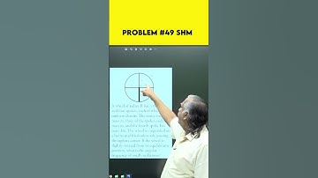 Problem#49 SHM | Physics | English | #shorts #physics #iit #jeeadvanced #education