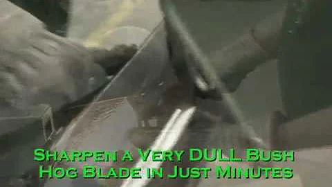 Bush Hog Blade Sharpening