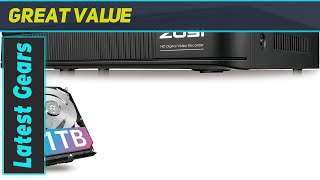 ZOSI 5MP Lite 8 Channel CCTV DVR Recorder Full 1080p with 1TB HDD