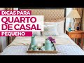 17 DICAS para Quarto de Casal Pequeno | SIMPLICHIQUE