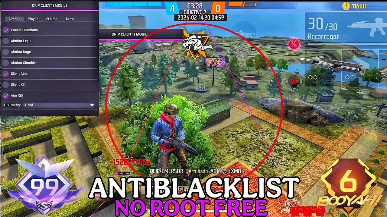 MOD MENU FF DRIP CLIENT✅ CRACK NO KEY🔥 FULL MAIN ID SAFE💯 ALL SERVER SAFE WORKING 😈