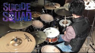 Suicide Squad - Sucker for Pain -Lil Wayne, Wiz Khalifa &amp; Imagine Dragons Drum Cover by Kevin Dwi