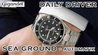 Gigandet Sea Ground G2-002 Automatik Uhr unter 200 EUR - Taucheruhr Review - Deutsch Test