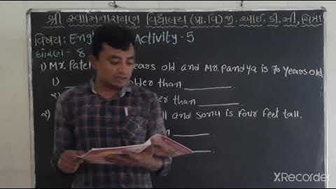 ENGLISH,STD-8,UNIT-2,ACTIVITY-5