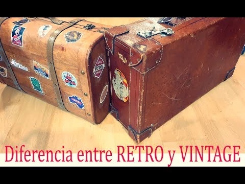 Diferencia entre VINTAGE y RETRO