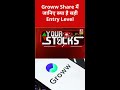 Groww Share में कब करें एंट्री?#groww #growwshare #stockmarket #sharemarket #investing #swadesh