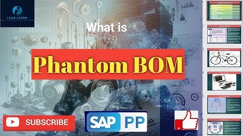Dag 28 - Wat is Phantom BOM in SAP PP | Phantom Bom SAP PP verkennen | Speciale inkoopsleutel E 50