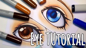 How to Colour Eyes with Copic Markers