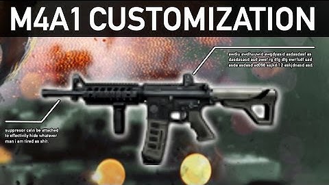 Contract Wars : M4A1 Customization