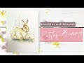How to paint the easter bunny in watercolour