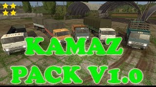 Mod Vorstellung Farming Simulator Ls17:KAMAZ PACK V1.0