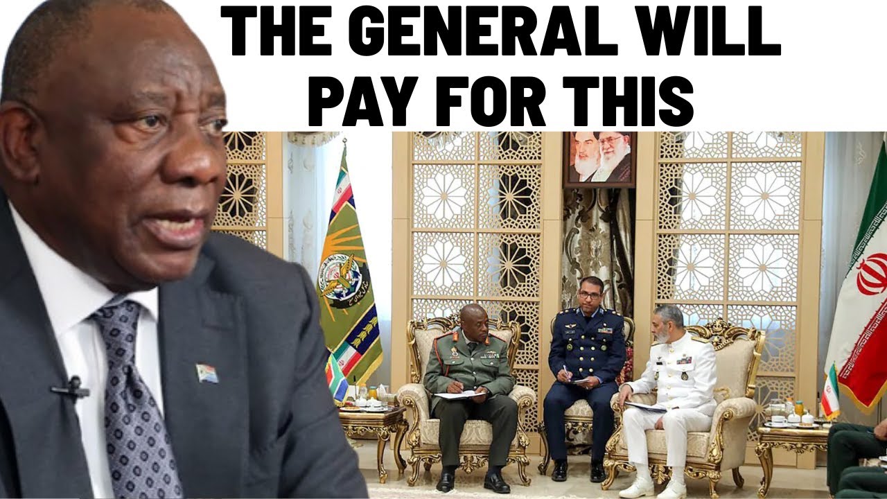 Ramaphosa Slams SANDF Chief :  Iran Trip Inflames US-South Africa Ties