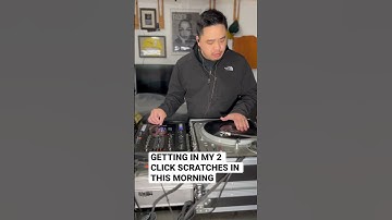 Practicing my 2-click scratches this morning #djscratching #scratchdj #skratchdj #skratching