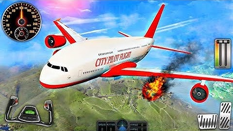 Plane Crash Emergency Landing – Flight City Pilot Simulator Android