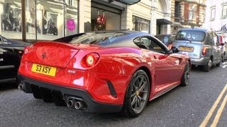 Two awesome ferrari's here i saw at the weekend obviously both sound
amazing! a 599 gto and 458 italia with novitec exhaust. question is
which sounds/loo...